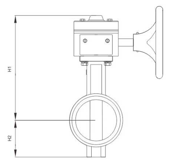 蝸輪信号(hao)溝槽蝶閥(fa)(圖1)