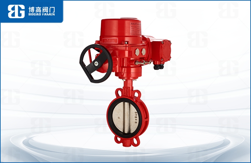 電動(dòng)對夾式蝶(die)閥