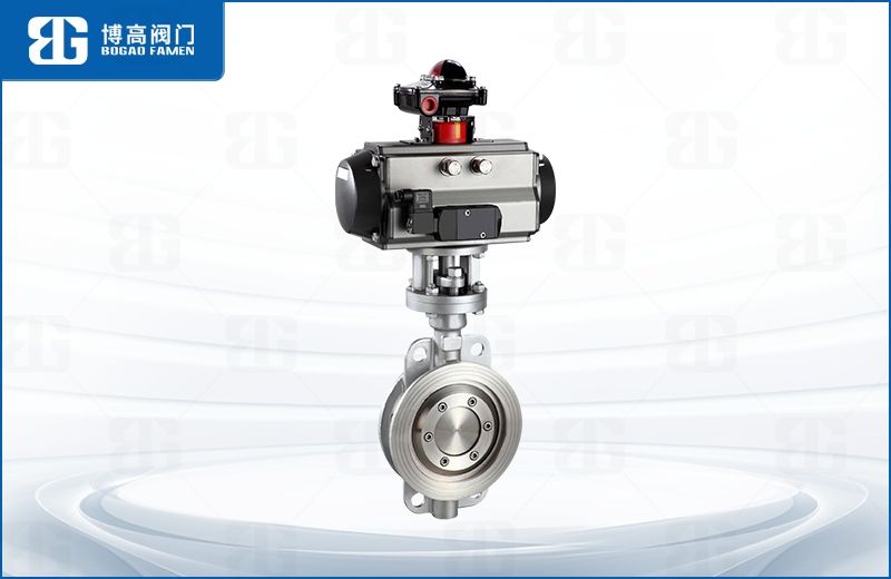 氣動硬密封對夾(jia)蝶閥