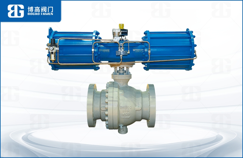 氣動鑄鋼固定(ding)式球閥