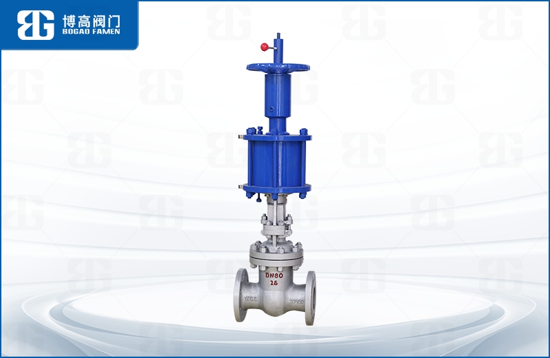 氣動法蘭閘(zha)閥